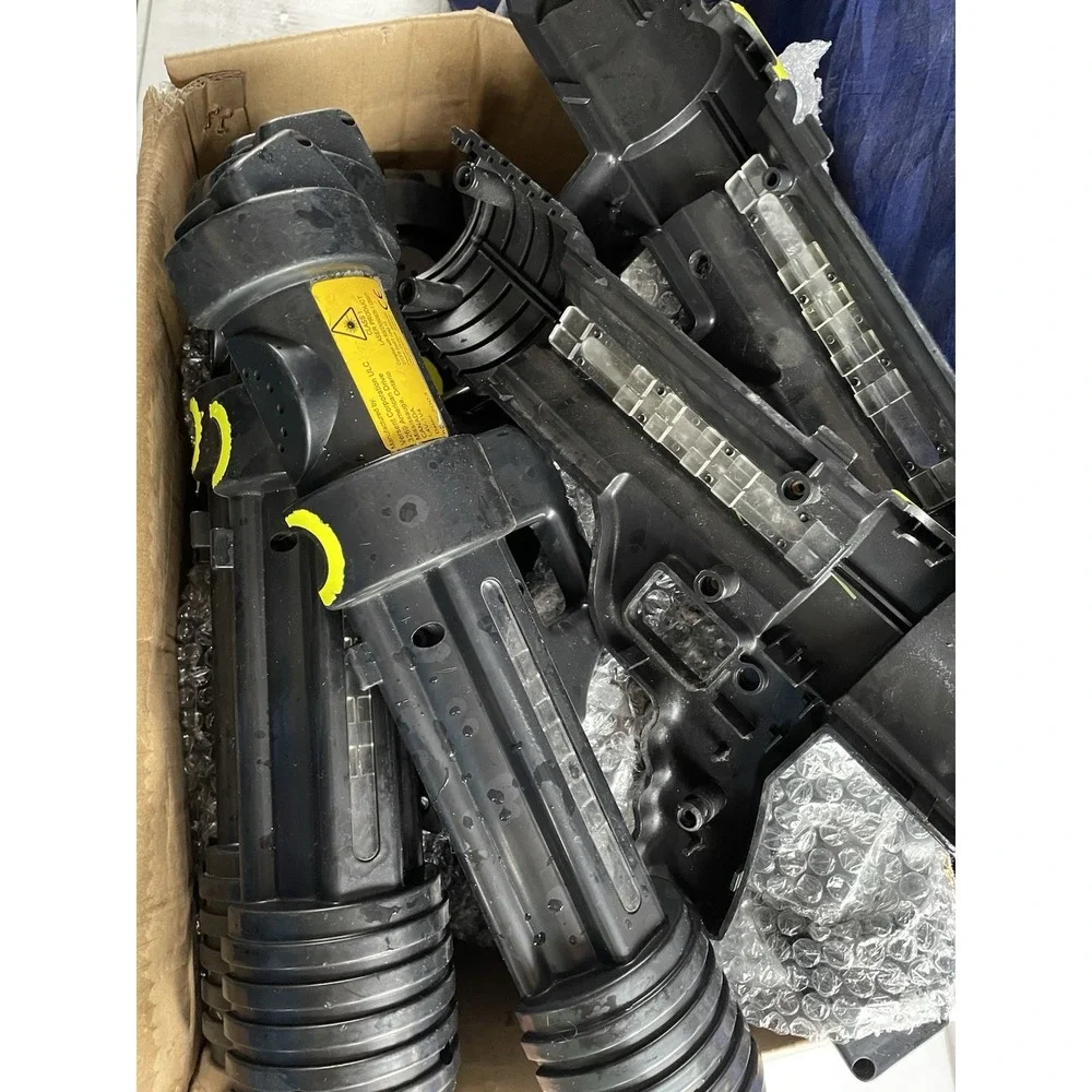 RARE Laser Quest LQ Laser Tag Lot 58 Vest Case & 20 Phaser Gun Casings as Parts